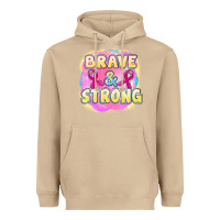 Mushroom brave and strong cancer Heavyweight Hoodie - FaDigitalArtStudio