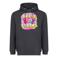Smoke brave and strong cancer Heavyweight Hoodie - FaDigitalArtStudio