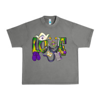 Tornado Mardi Gras Love Nurse Urban Heavy Tee - BundleAndBundleShop