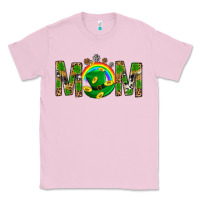 Bubblegum Pink Western Mom With Shamrock Classic Tee - BundleAndBundleShop