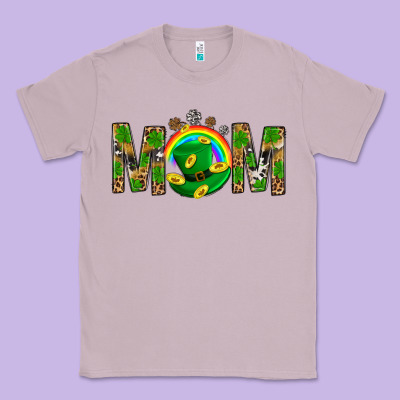 Western Mom With Shamrock Classic Tee Designed By Bundleandbundleshop