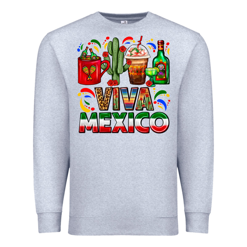 Viva Mexico Coffee Cups With Cactus And Tequila Premium Sweatshirt by FaDigitalArtStudio | Teevron