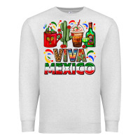Oatmeal Heather Viva Mexico Coffee Cups With Cactus And Tequila Premium Sweatshirt - FaDigitalArtStudio