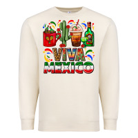 Sandshell Viva Mexico Coffee Cups With Cactus And Tequila Premium Sweatshirt - FaDigitalArtStudio