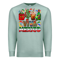 Seafoam Viva Mexico Coffee Cups With Cactus And Tequila Premium Sweatshirt - FaDigitalArtStudio