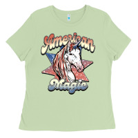 Matcha American magic Ladies Tee - NancyCooperArtShop