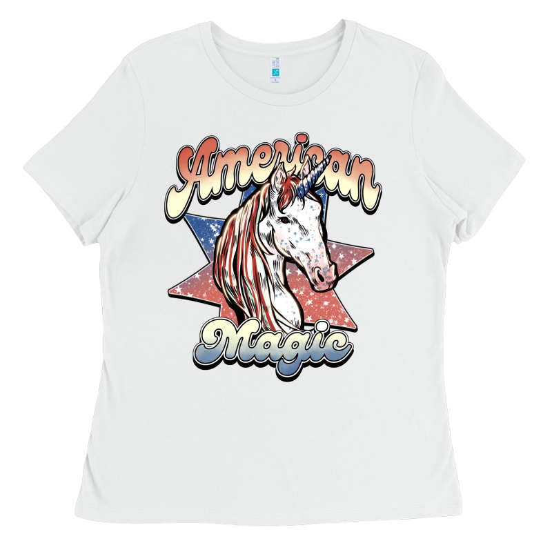 American Magic Ladies Tee by NancyCooperArtShop | Teevron