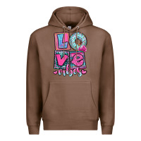 Chestnut love vibes Premium Hoodie - OliviaCreatesArt