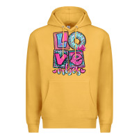 Mustard love vibes Premium Hoodie - OliviaCreatesArt