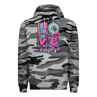 Slate Camo love vibes Premium Hoodie - OliviaCreatesArt