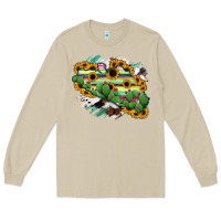 Mushroom Guerrero Map Long Sleeve Tee - RanaPortraitStore