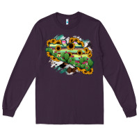 Plum Guerrero Map Long Sleeve Tee - RanaPortraitStore