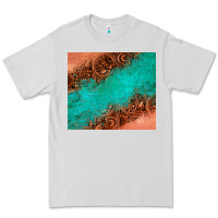 Dove Grey leather turquoise glitter tumbler Premium Tee - Jasminsmagicworld
