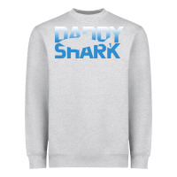 Heather Grey Daddy Shark Heavyweight Sweatshirt - Bettercallsaul