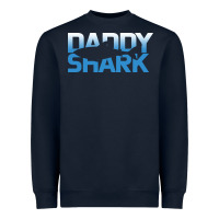 Navy Daddy Shark Heavyweight Sweatshirt - Bettercallsaul