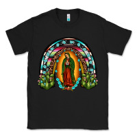 Black our lady of guadalupe rainbow Classic Tee - JahusDesignShop