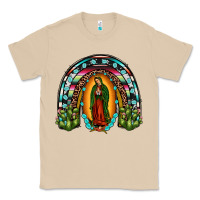 Mushroom our lady of guadalupe rainbow Classic Tee - JahusDesignShop