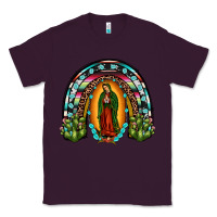 Plum our lady of guadalupe rainbow Classic Tee - JahusDesignShop