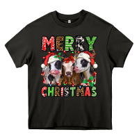 Asphalt merry christmas heifers Heavy Core Tee - Jasminsmagicworld