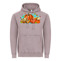 Vintage Zinc thankful pumpkins Vintage Hoodie - MaliasSmallBusiness