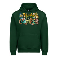 Forest Green happy camper Urban Hoodie - CowhideDigitalArt