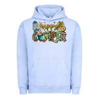 Pigment Grape Ice happy camper Urban Hoodie - CowhideDigitalArt