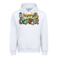 White happy camper Urban Hoodie - CowhideDigitalArt