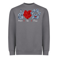 Storm Peace Love Paws Heavyweight Sweatshirt - Bettercallsaul