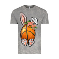 Cloud Rock Basketball Easter Bunny Vintage Tee - BundleAndBundleShop