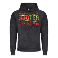 Vintage Black Deer Christmas reindeer Vintage Hoodie - NancyCooperArtShop
