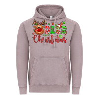 Vintage Zinc Deer Christmas reindeer Vintage Hoodie - NancyCooperArtShop