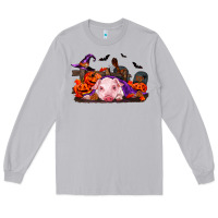 Moon Dust Halloween Baby Pig Long Sleeve Tee - RanaPortraitStore