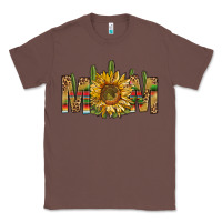 Chestnut Western Mom With Sunflower Classic Tee - BundleAndBundleShop