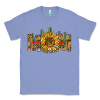Colony Blue Western Mom With Sunflower Classic Tee - BundleAndBundleShop