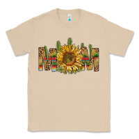 Mushroom Western Mom With Sunflower Classic Tee - BundleAndBundleShop