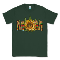 Sports Green Western Mom With Sunflower Classic Tee - BundleAndBundleShop