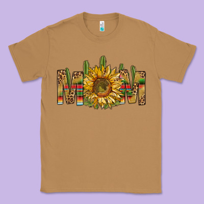 Western Mom With Sunflower Classic Tee Designed By Bundleandbundleshop