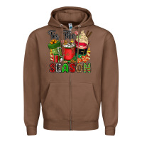 Chestnut tis the season Zipper Hoodie - CowGirlArtShop