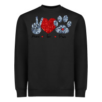 Peace Love Paws Heavyweight Sweatshirt | Teevron