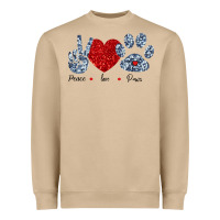 Mushroom Peace Love Paws Heavyweight Sweatshirt - Bettercallsaul