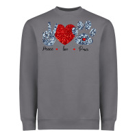 Storm Peace Love Paws Heavyweight Sweatshirt - Bettercallsaul