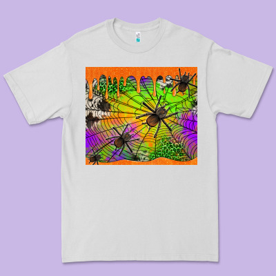 Spiders Halloween Tumbler Premium Tee Designed By Jasminsmagicworld