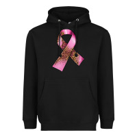 Black Breast Cancer ribbon Heavyweight Hoodie - FaDigitalArtStudio