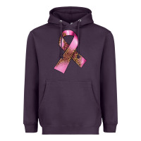 Plum Breast Cancer ribbon Heavyweight Hoodie - FaDigitalArtStudio