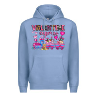 Colony Blue valentine express olivia Premium Hoodie - OliviaCreatesArt