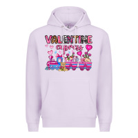 Lilac valentine express olivia Premium Hoodie - OliviaCreatesArt
