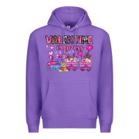 Purple valentine express olivia Premium Hoodie - OliviaCreatesArt