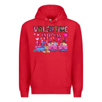 Red valentine express olivia Premium Hoodie - OliviaCreatesArt