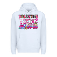 White valentine express olivia Premium Hoodie - OliviaCreatesArt