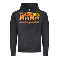Vintage Black this mama loves her pumpkins Vintage Hoodie - MaliasSmallBusiness